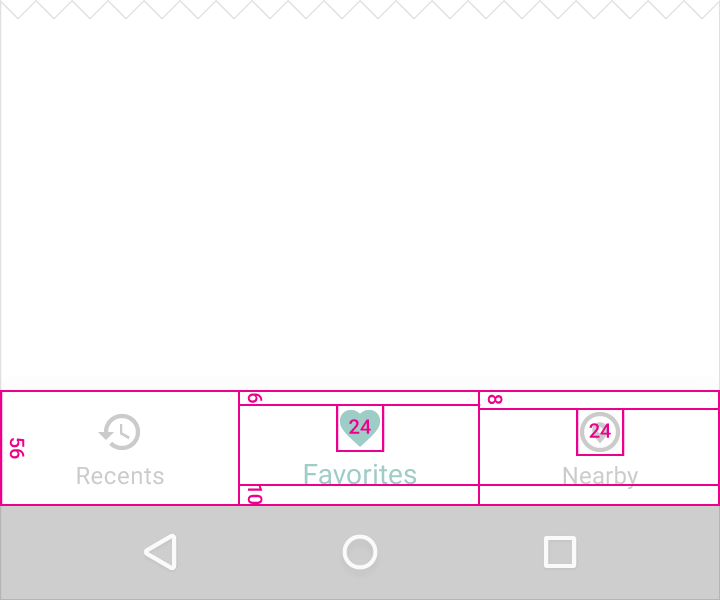 Material Design 的固定底部导航栏