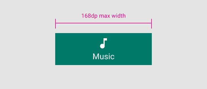 Material Design 底部导航栏激活状态最大宽度