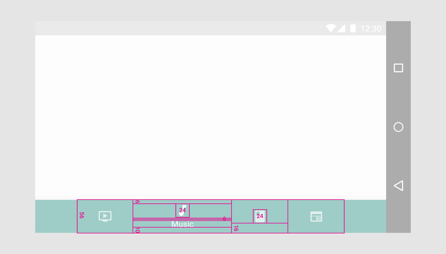 Material Design 中的可切换底部导航栏