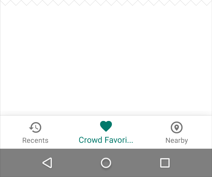 Material Design 中底部导航栏应避免截断文本