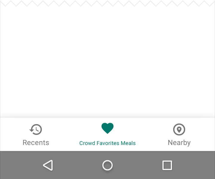 Material Design 中底部导航栏应避免缩小文本