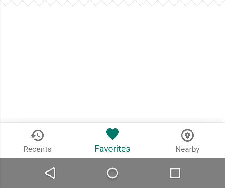 Material Design 的底部导航栏支持 3–5 个项
