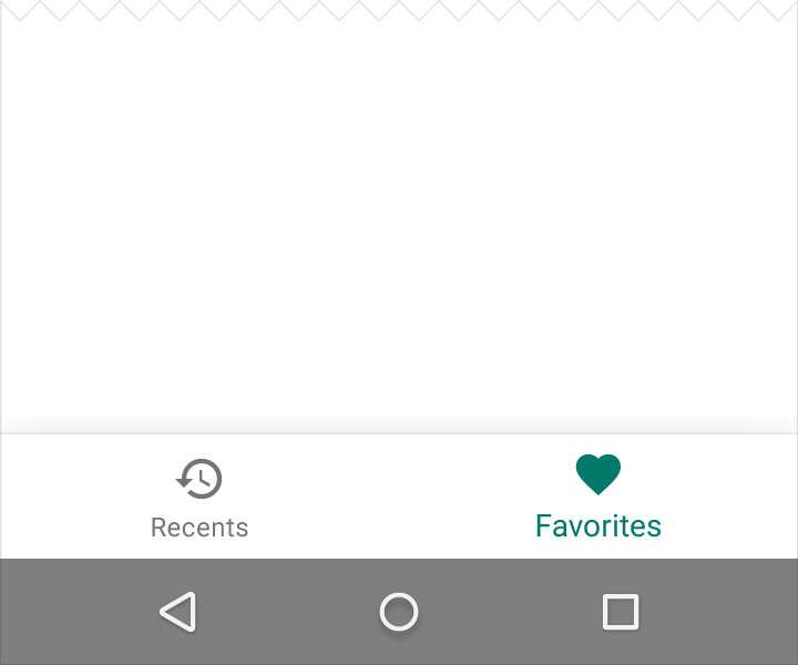 Material Design 中建议使用选项卡替代少于 3 个视图的切换