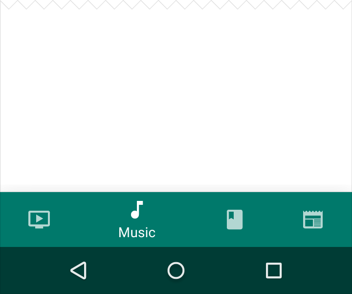 Material Design 中的底部导航栏视图