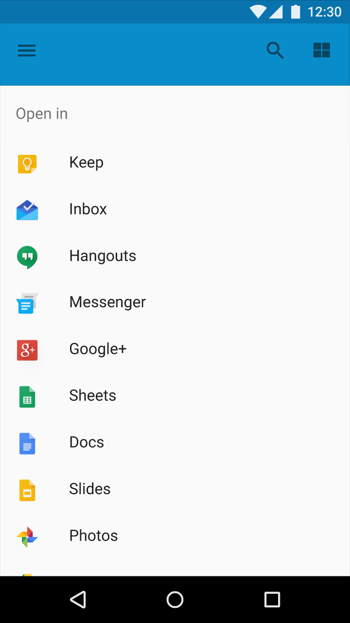 Material Design: Scrollable modal bottom sheets expand