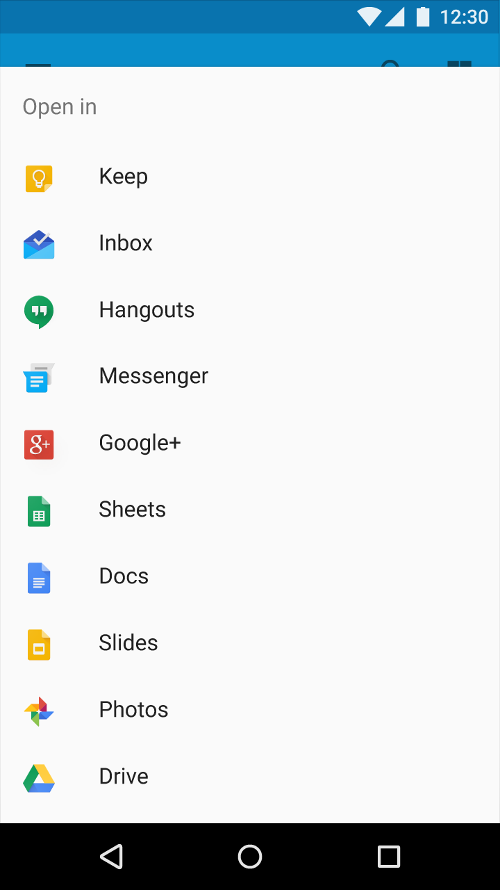 Material Design: Modal bottom sheets shouldn't overlap app bar