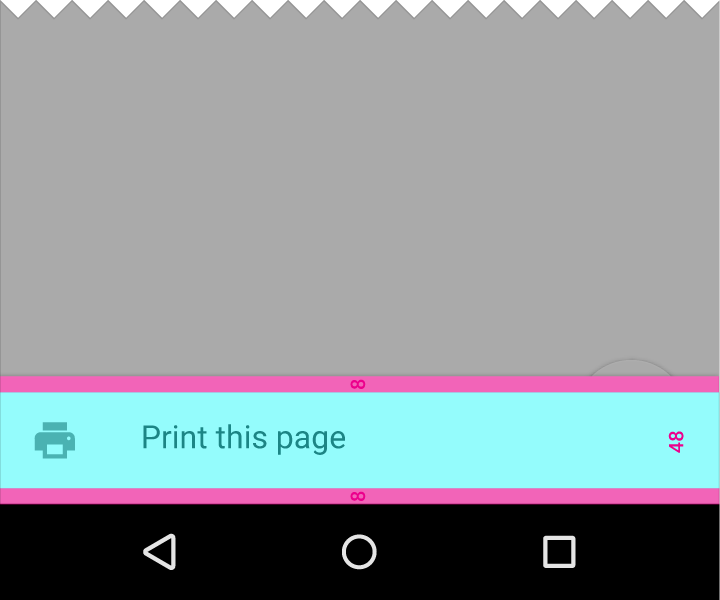 Bottom sheet height based on Material Design list items