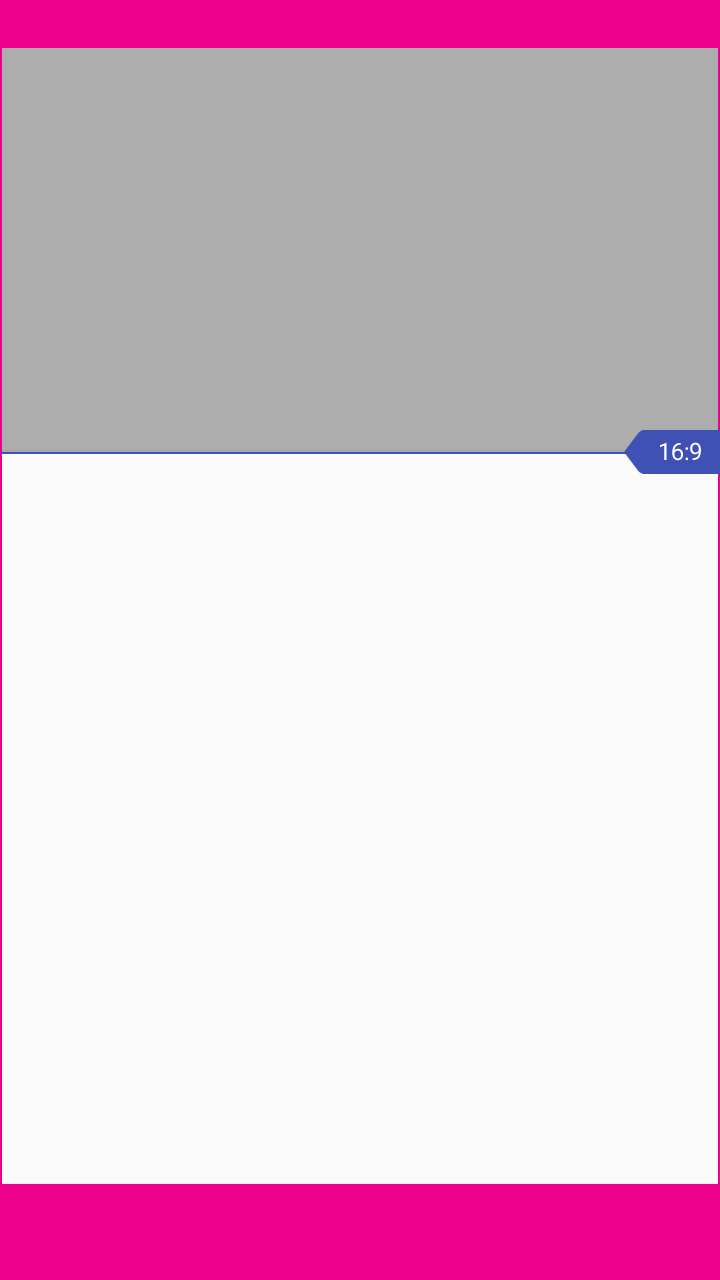 Material Design: Bottom sheet height should fit 16:9 ratio