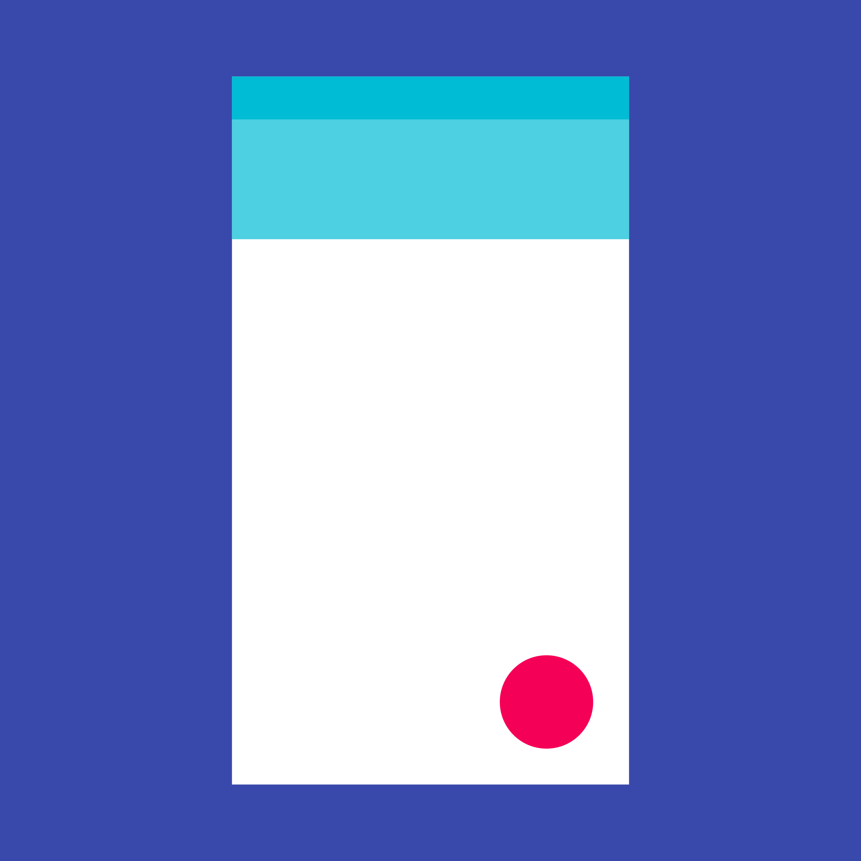 Material Design floating action button for primary actions