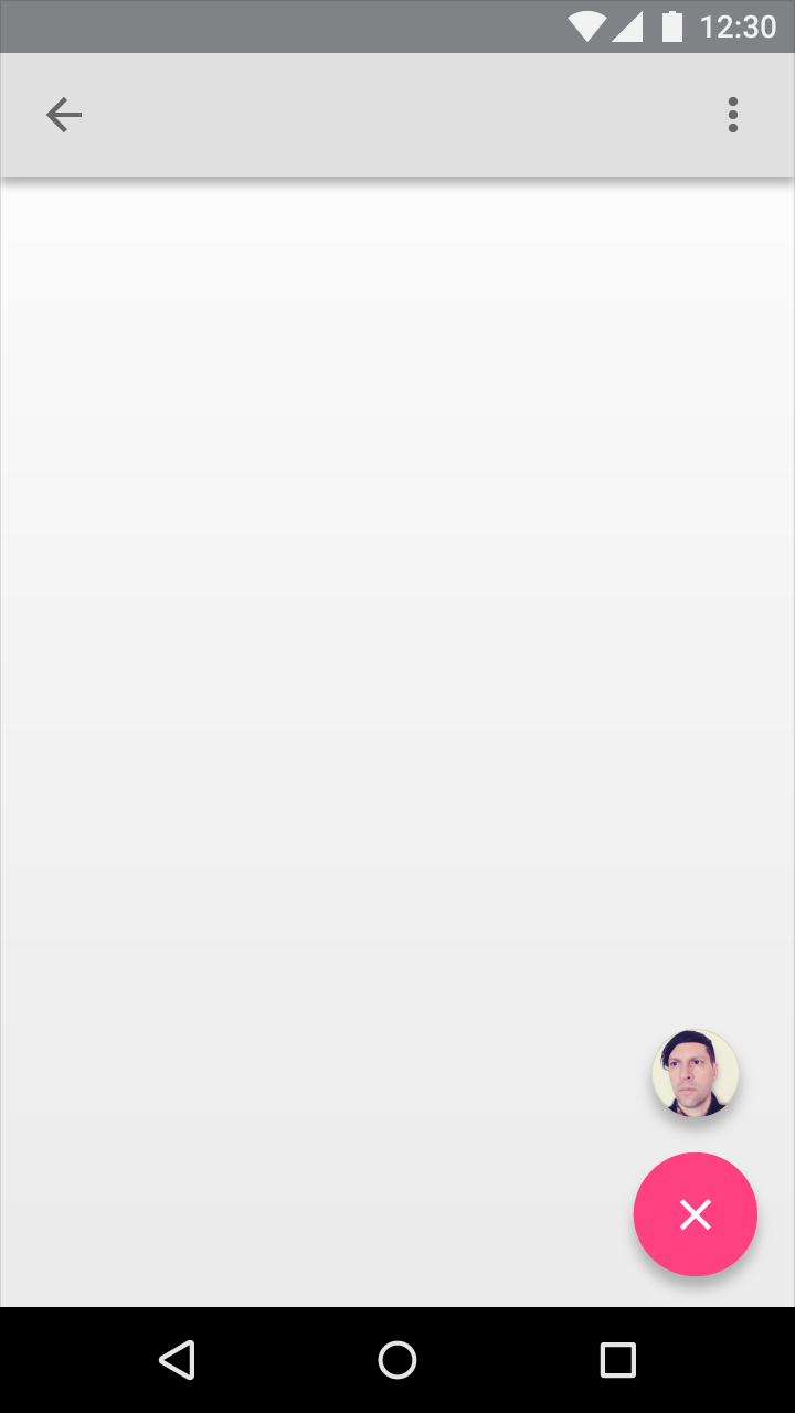 Material Design: Floating action button with at least three options