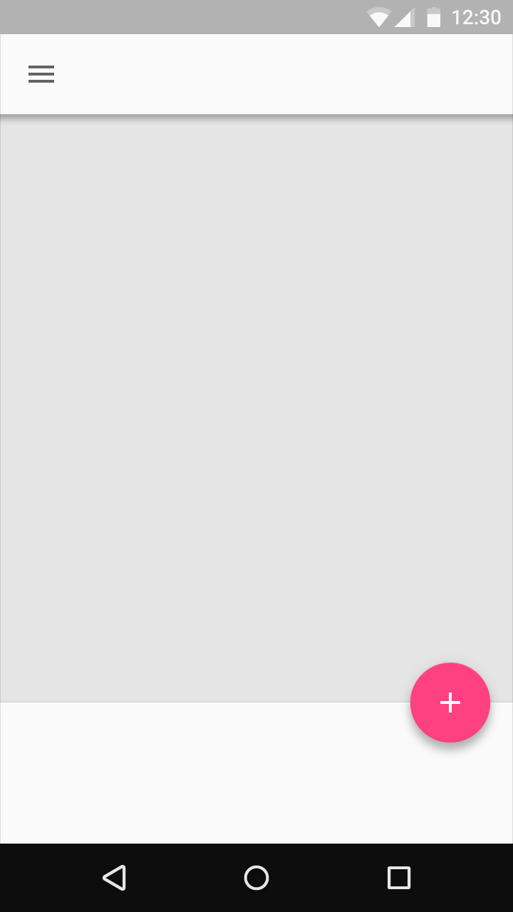 Material Design floating action button