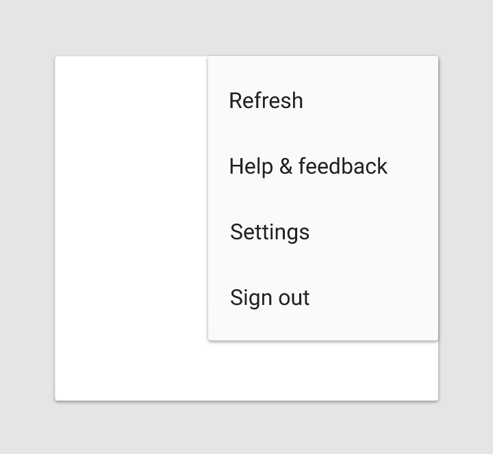 Material Design: Overflow menus belong in toolbars