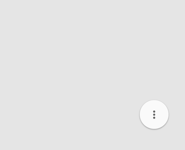 Material Design: Floating action buttons, not overflow menus