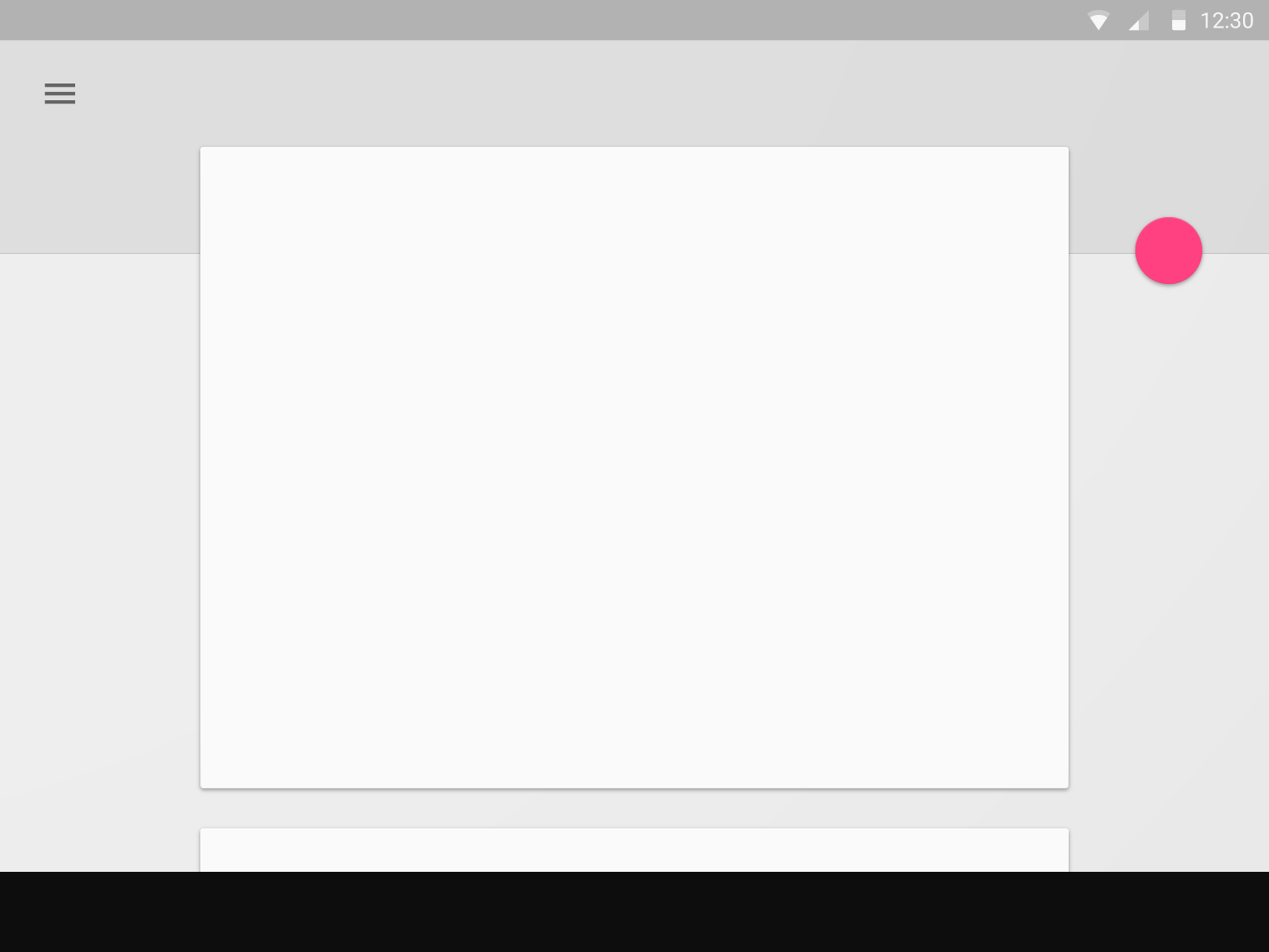 Material Design: Floating action button on large screens