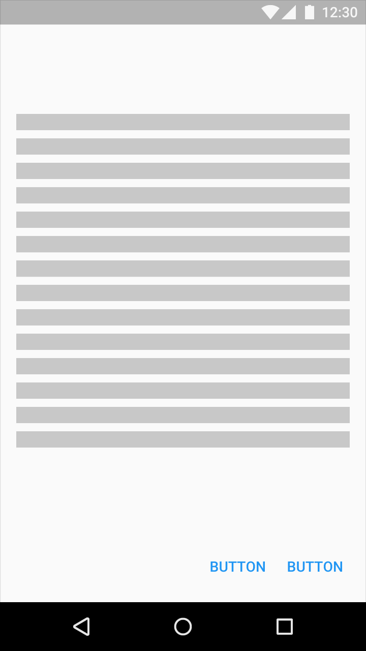Material Design 中的扁平按钮聚焦用户内容