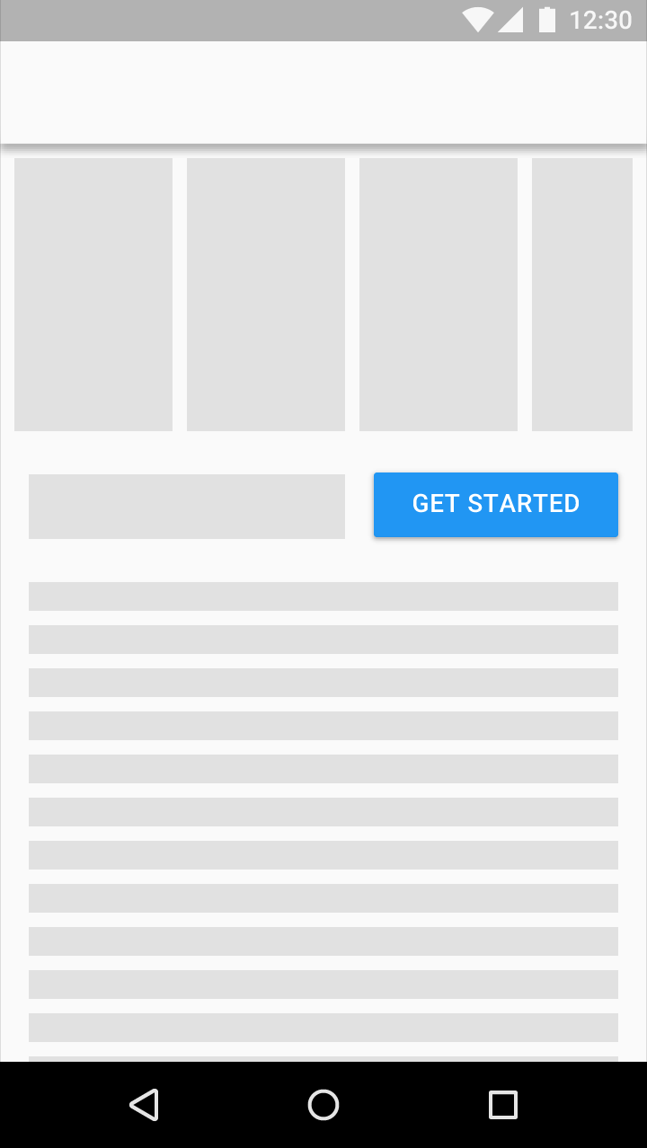 Material Design 中的凸起按钮可提升布局可见性