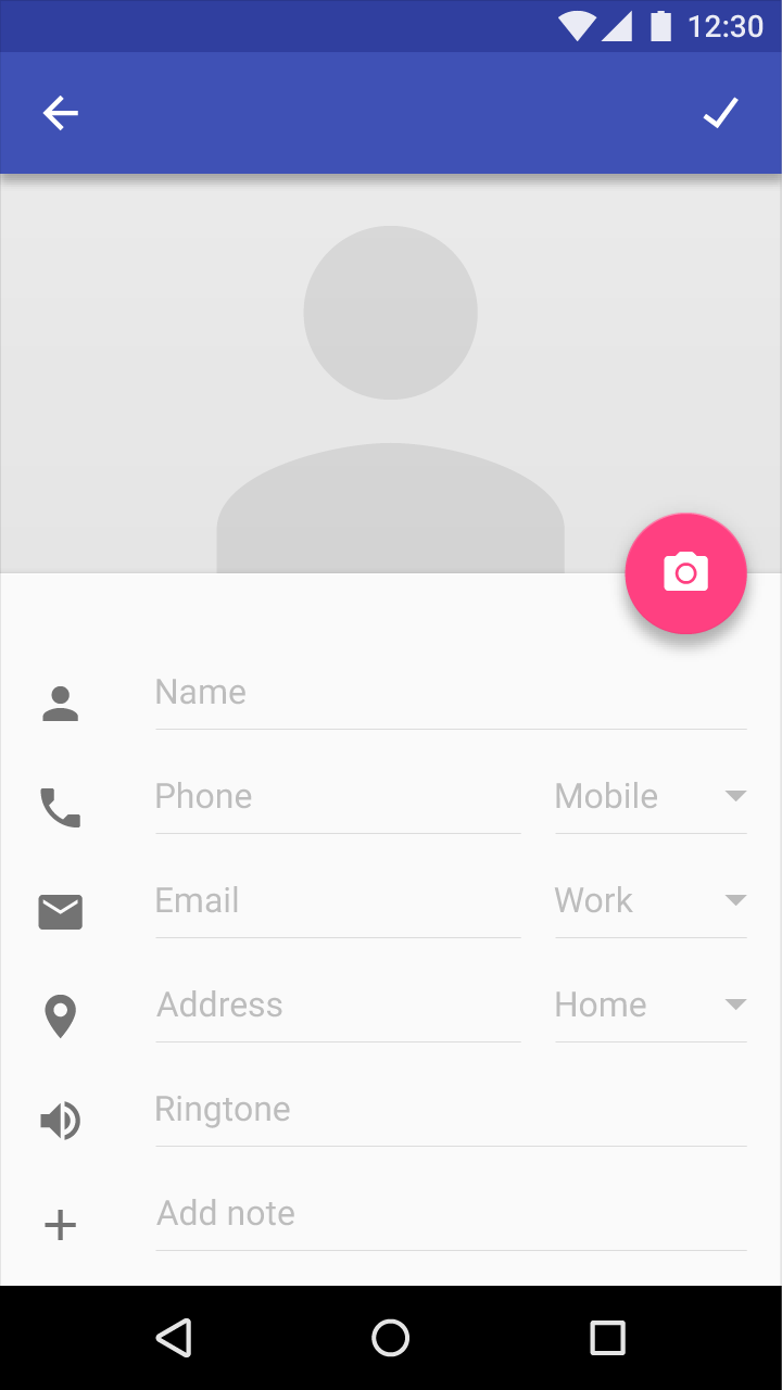Material Design 中的下拉按钮和列表菜单