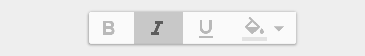 Material Design 中的按钮已被选中
