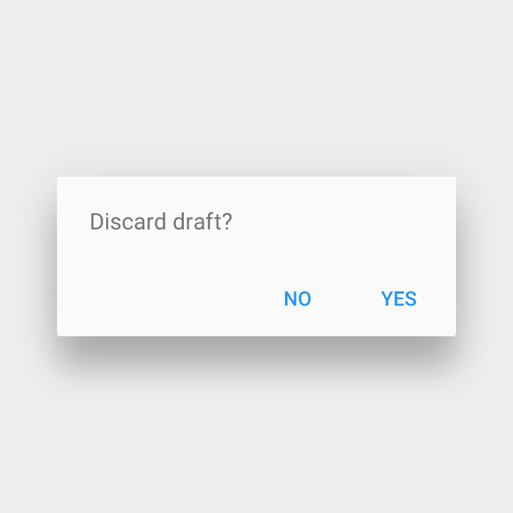 Material Design: Better action pair - 'Cancel' and 'Delete'