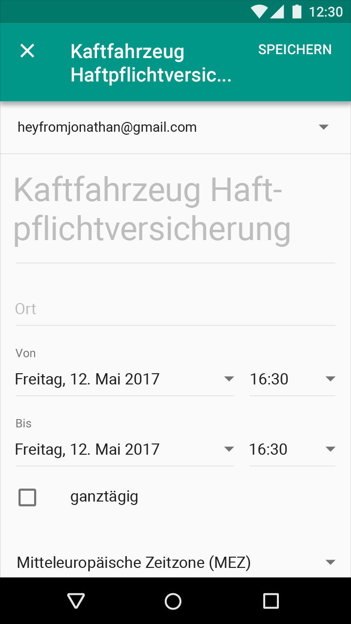 Use fixed-length titles for app bar in Material Design