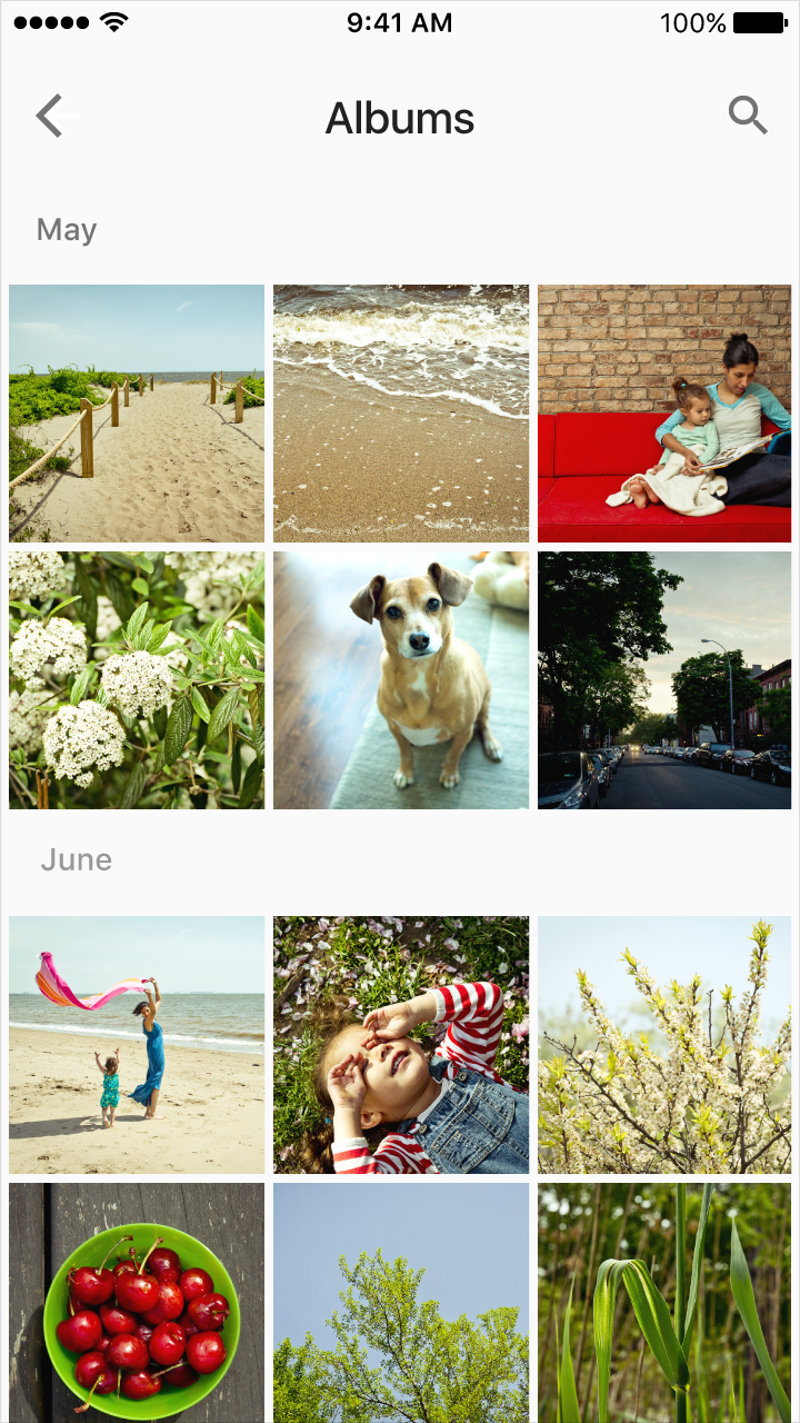 White space and subheaders in Material Design