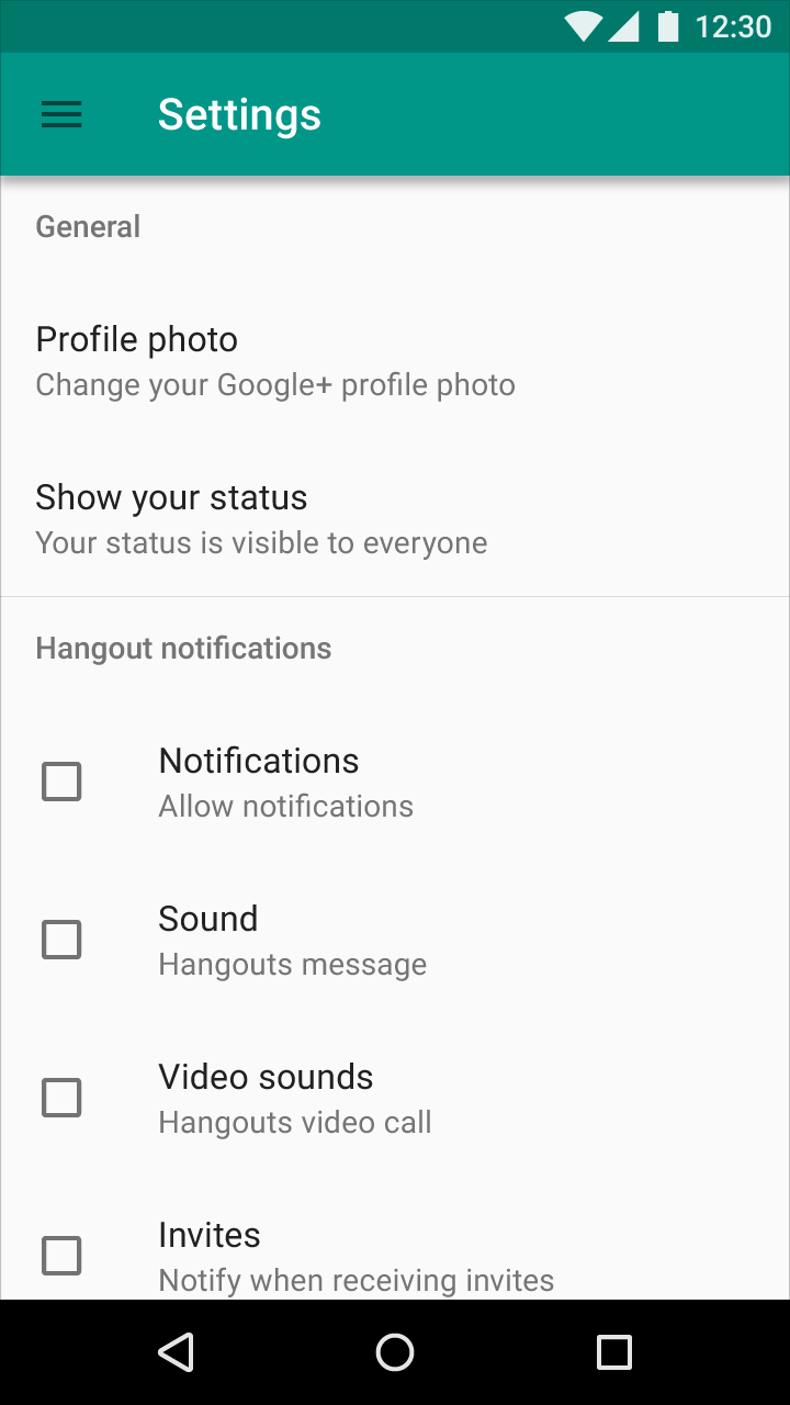 Material Design 中的两行列表示例