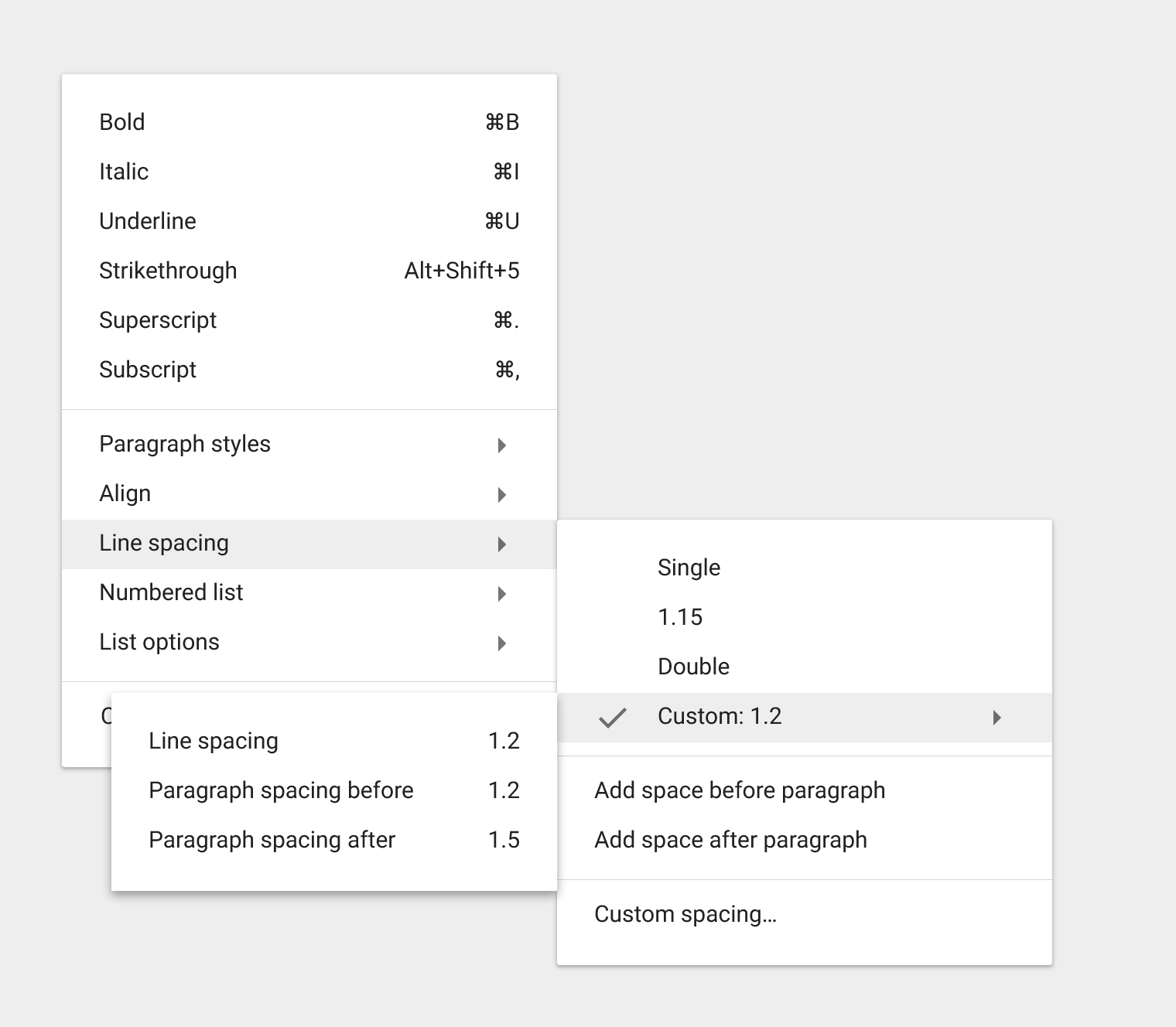 Material Design 的桌面级联菜单