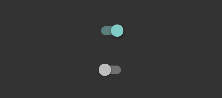 Material Design 暗色主题开关