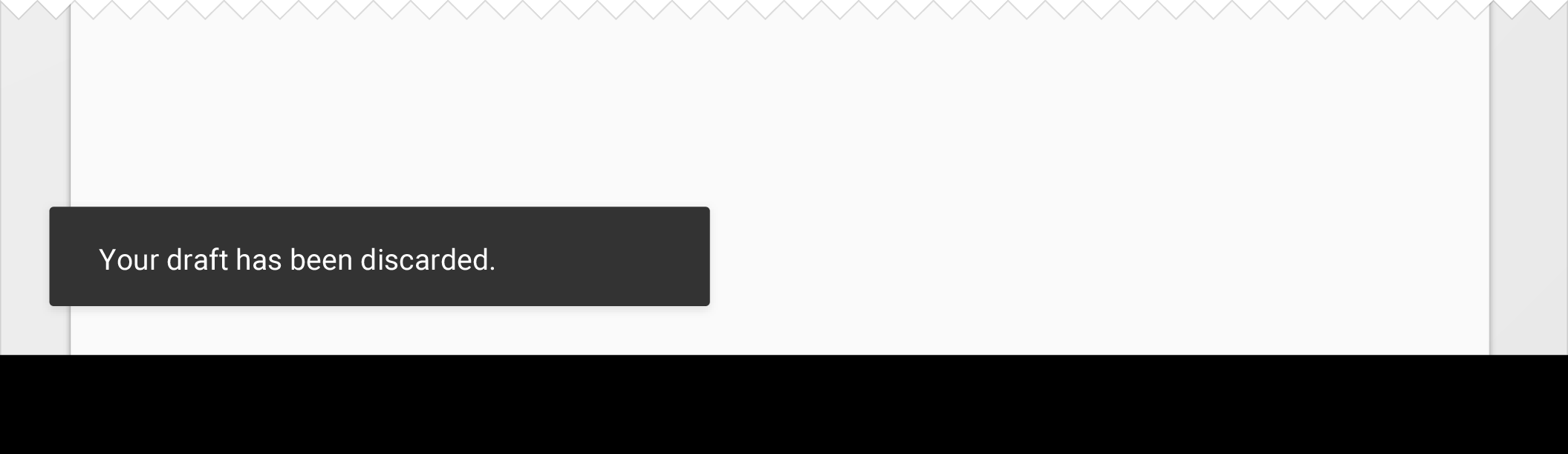 Material Design 中左对齐的平板/桌面端 Snackbar