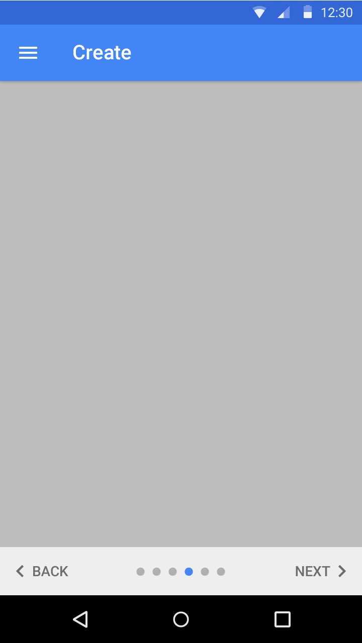 Material Design 移动端步骤点(适用于较少步骤)