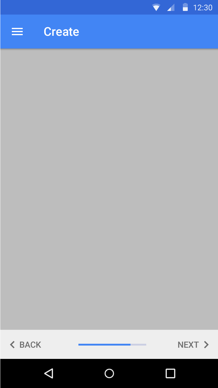 Material Design 移动端步骤进度条(适用于多个步骤)