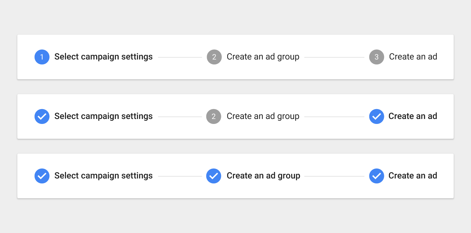 Material Design 中的非线性步进器