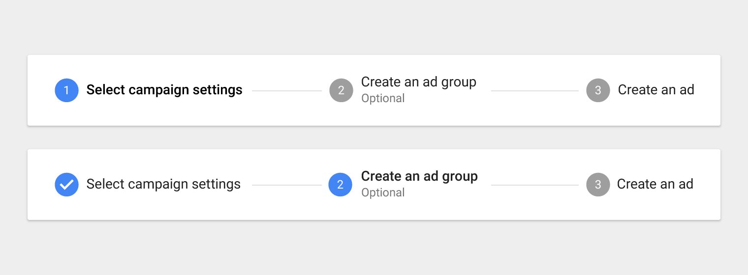 Material Design 线性流程中的可选步骤