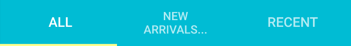 Material Design: Long tab label may wrap to second line