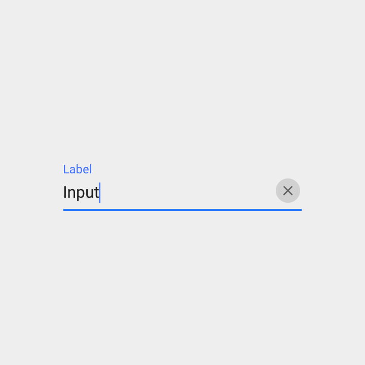Material Design 中的清除图标启用条件