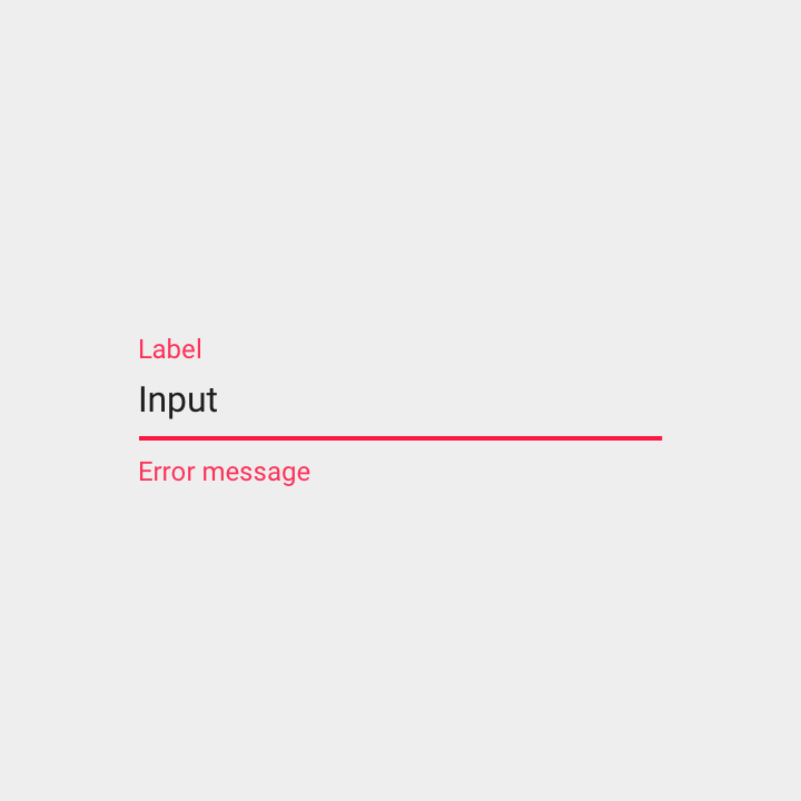 Material Design 中的错误信息帮助用户修复输入错误