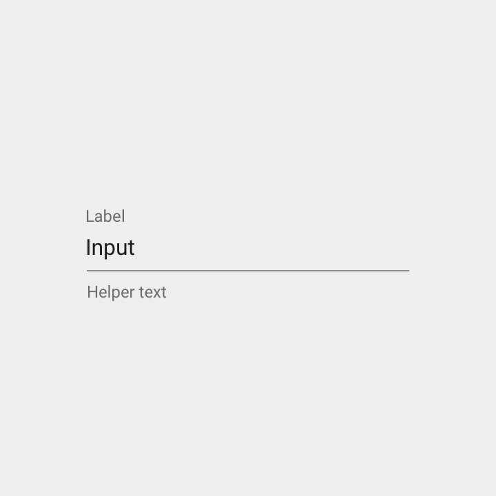 Material Design 亮色主题的文本框输入状态