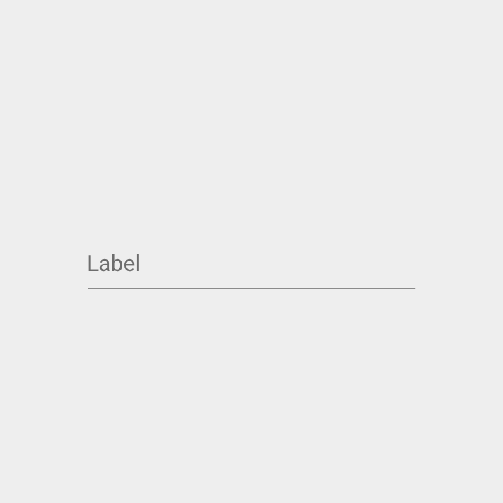 Material Design 中的标签静止显示在输入框上方