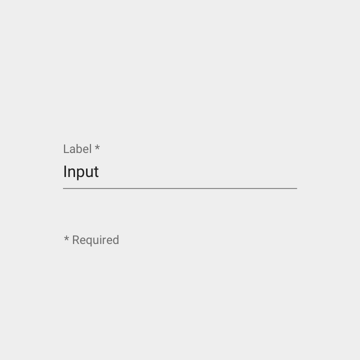 Material Design 中的必填星号指示符