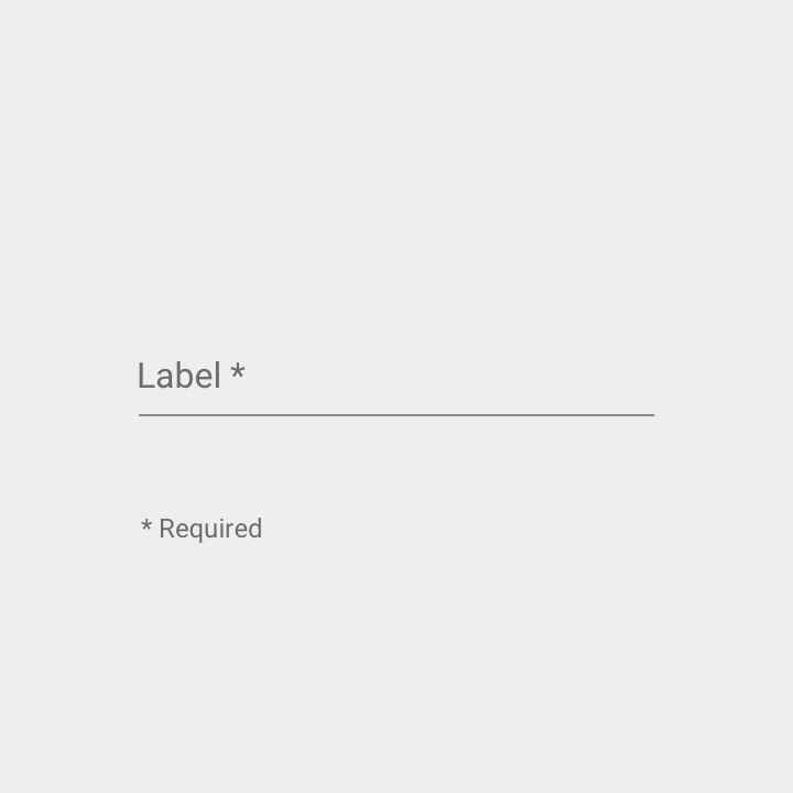 Material Design 中的必填星号指示符