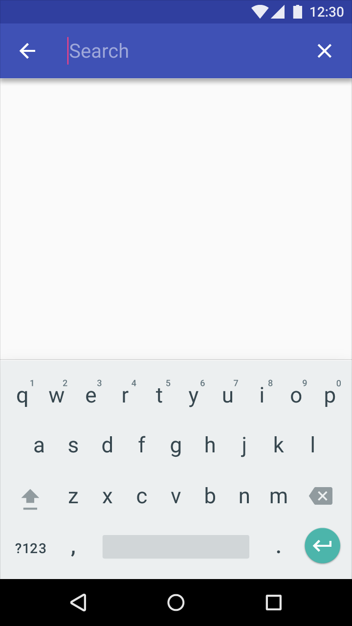 Material Design 中的应用栏和文本输入框