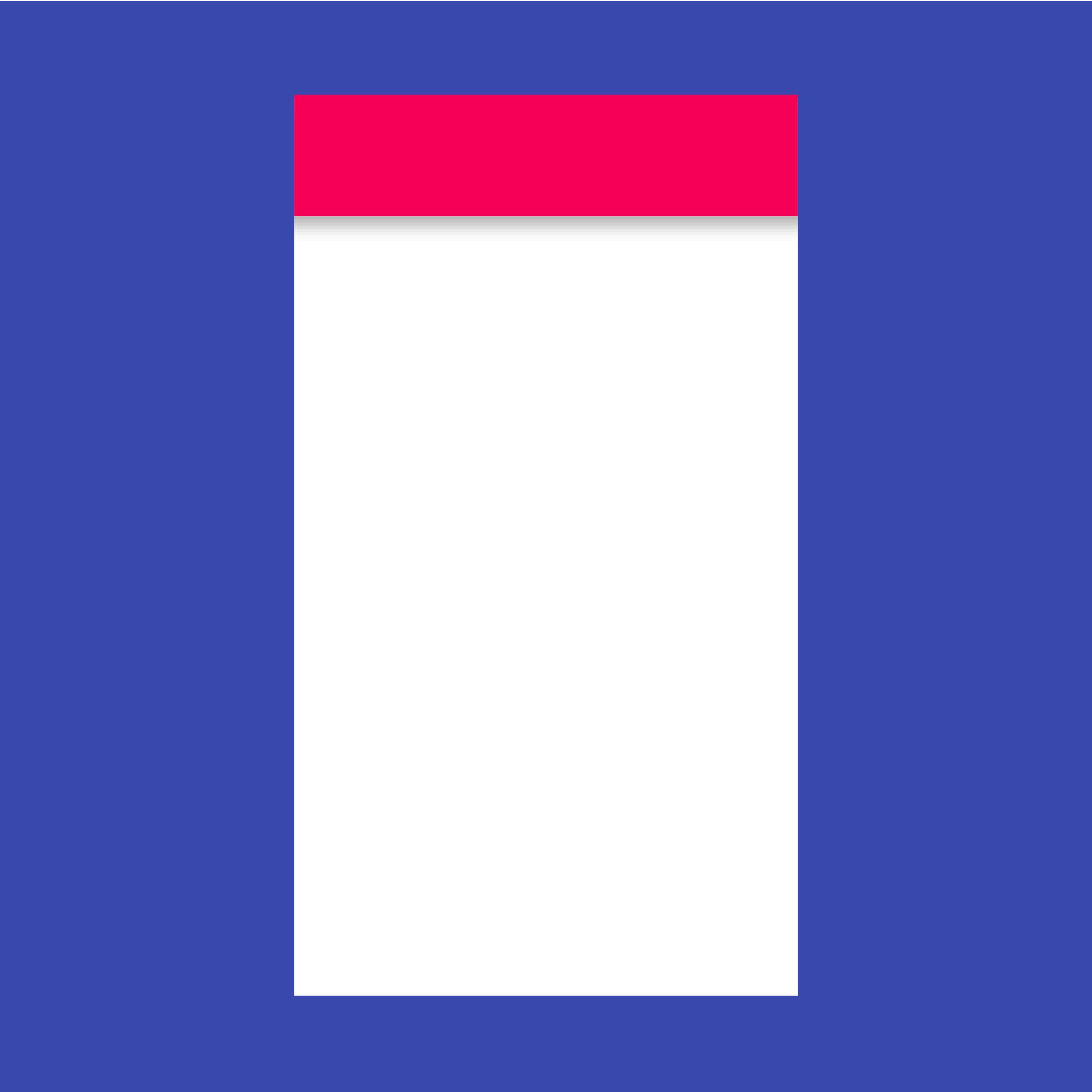 Toolbar actions in Material Design appear above the view