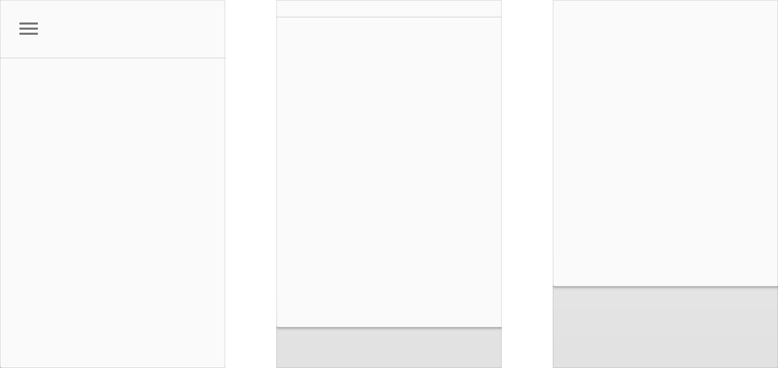 Material Design: Sheets cover toolbar when offscreen