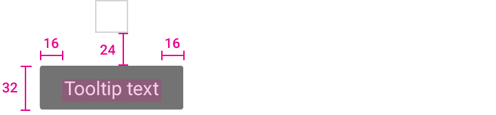 Material Design 中的触摸界面工具提示