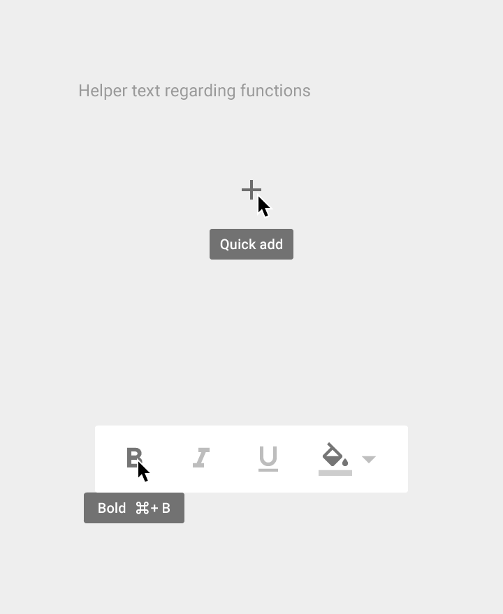 Material Design 工具提示正确示例