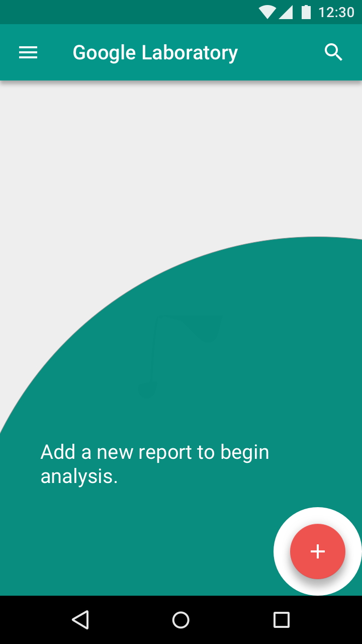 Onboarding: Start user experience in Material Design app