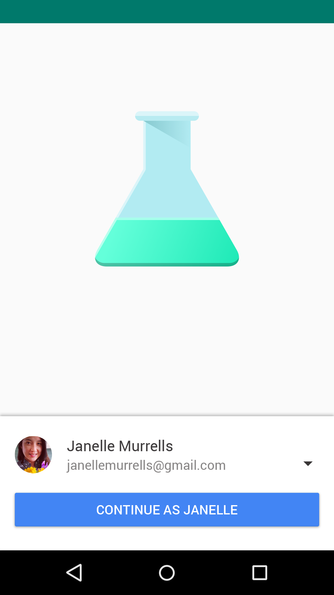 Material Design onboarding sign-in screen