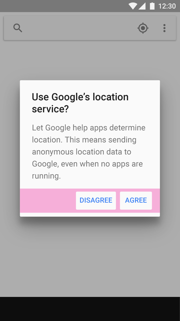 Material Design 中的触摸目标和按钮示例