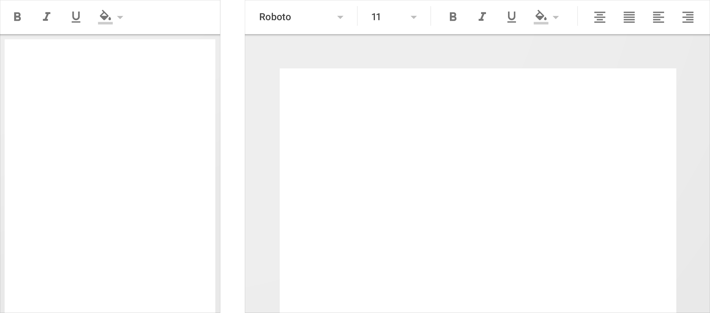 Material Design 中的简单 UI 和复杂选项