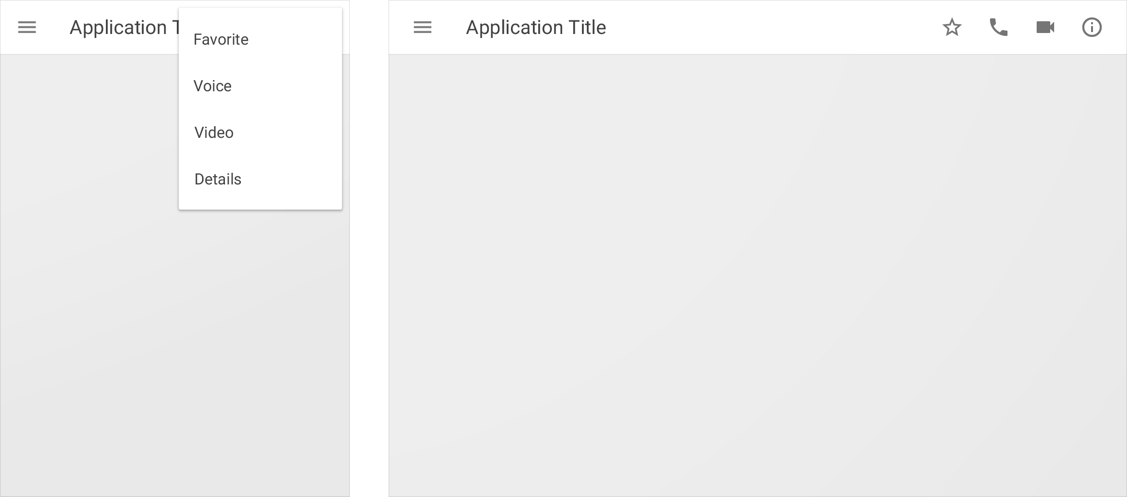 Material Design 中的菜单可变为工具栏图标
